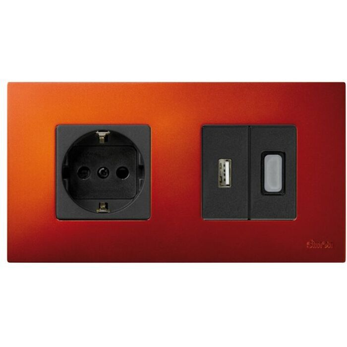 Funda 4 módulos naranja artic s27 play