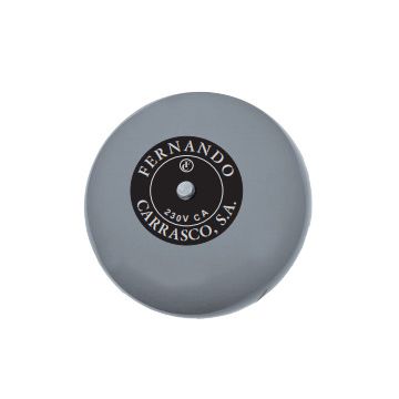 Timbre campana d.25cm electromagnético gris