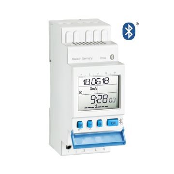 Interruptor horario digital semanal 1 canal. Programable por Bluetooth