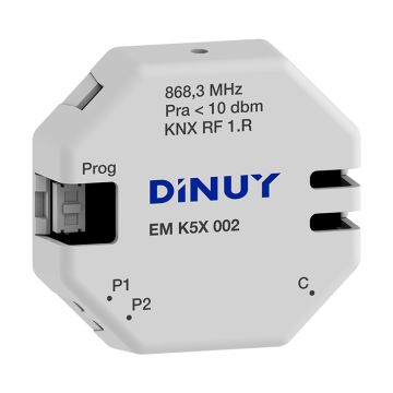 Interfaz KNX-RF para pulsador de 2 canales de entrada
