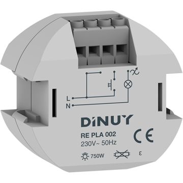 REGULADOR INTENSIDAD 800W INCANDESCENTE 560W HALÓGENA