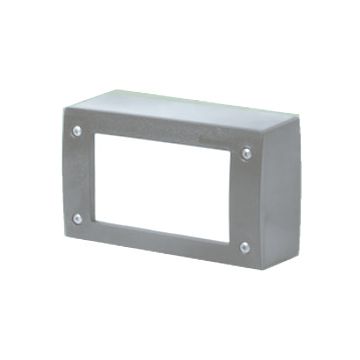 Aplique Rectang.Devon Gx53 Led 3w Gr.