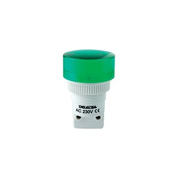 PILOTO D-421 BORNE LED d.22 24VAC BL.