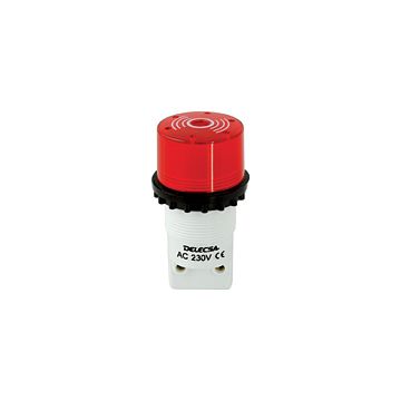 Piloto Zumb.714 24v Rojo Bornes