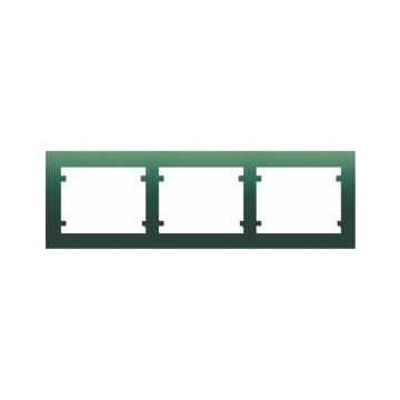 MARCO 3 ELEMENTOS HORIZONTAL SERIE IRIS EN VERDE MINERVA