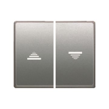 Mega, juego teclas pulsador-interruptor persiana aluminio fusion