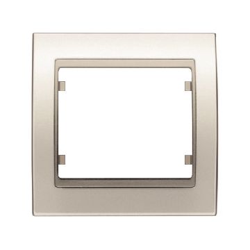 Mega, marco 1 elemento horizontal-vertical blanco perla mabe