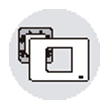 Placa 2 estrechos (cajas s/lineal)