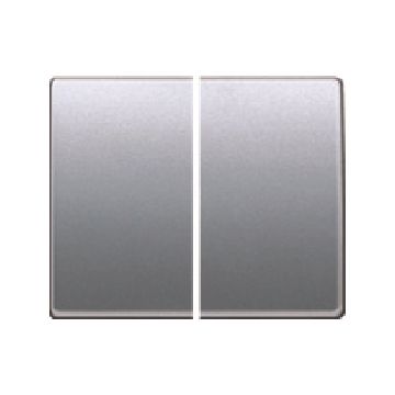 Mega, juego teclas doble interruptor /doble conmuta alumino prusia