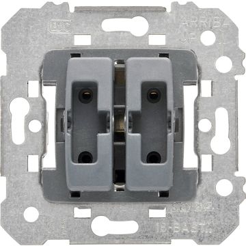 Pulsador de persiana 10 a 250 v~ enclavamiento eléctrico