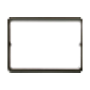 Marco embellecedor placas americanas, sol, blanco