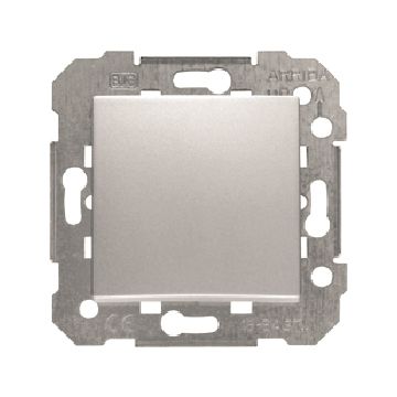 Viva, interruptor doble, plata luna sin garras 10 ax 250 vac