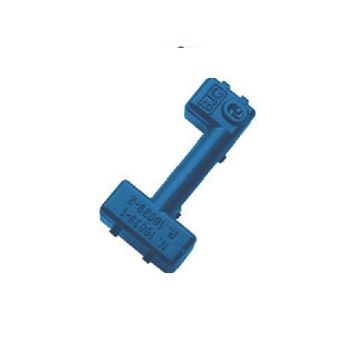 Señalizador luminoso led azul para mecanismos bipolares y de control 230 v~ 1 ma