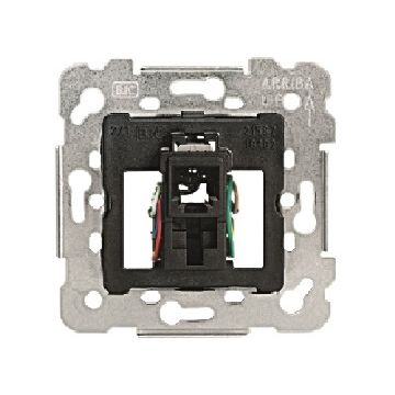 Iris, mecanismo toma telefono 6 vias rj11-emborne por tornillos