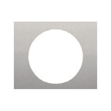 Coral, tapa toma altavoz (mono-estereo), plata luna