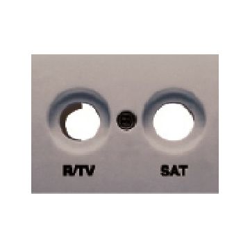 Coral, tapa r/tv-sat, gris sombra