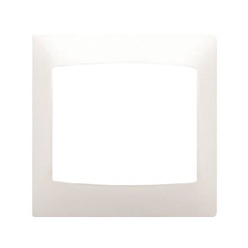 Coral, marco 1 elemento horizontal sin bastidor, blanco