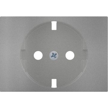 Coral, tapa base 2 polos + tt lateral protección de seguridad plata luna