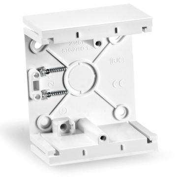Viva, extension caja superficie modular, blanca pc-asa.