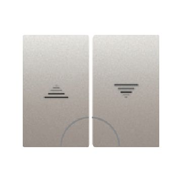 Iris, juego 2 teclas doble pulsador persianas