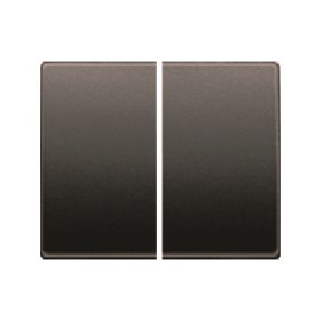 Mega, juego teclas doble interruptor /doble conmuta, antracita cosso