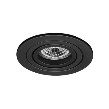 PRO 703D - Foco Technical - Empotrable - Orientable - Sin tecnología - Color Negro