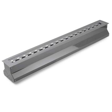 Sistema Lineal IP65-IP67 Convert Recessed LED 45.7 Blanco cálido - 3000K 0-10V Gris 3522lm