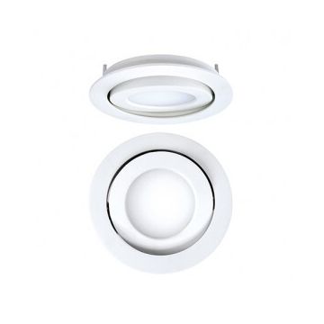 LUMINARIA AIRCOM MICRO EMPOTRABLE CIRCULAR LED 8W 3000K DRIVER BLANCO