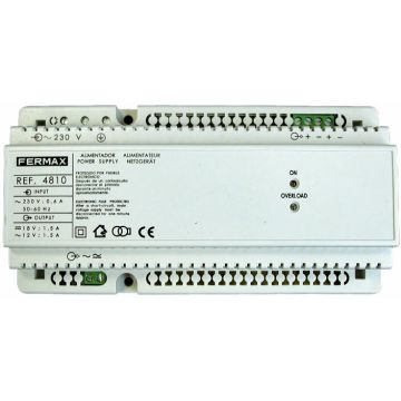ALIMENT. DIN10 230VAC/12VAC+18VDC-1.5A