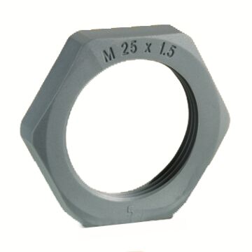 Tuerca "Normanyl" M25 Pa Gris Oscuro
