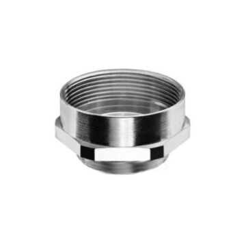 Adaptador rosca macho PG9 hembra M16 laton niquelado