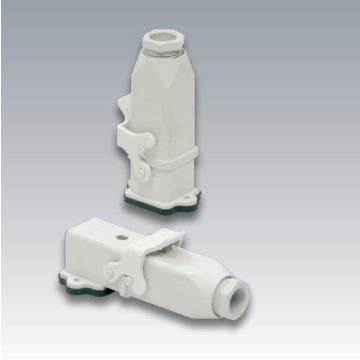 Conector Westec "Gw" S-A rec 4P 10A 250V M20 plástico con prensa