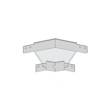 Curva horizontal 45 60x100 galvanizado sendzimir