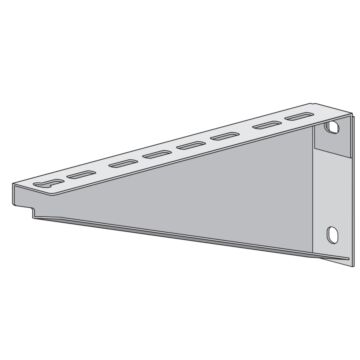 Soporte Para Pared O Perfiles "C" 200 mm Galvaniz. Sendzimir