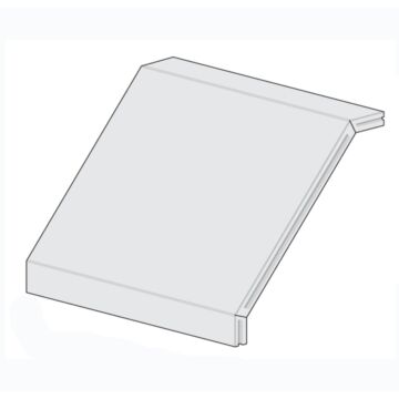 Tapa Cambio De Nivel Convexo 100 mm Galv. Sendzimir