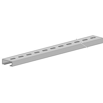 Perfil "C20"  40X20 mm Galvanizado Sendzimir