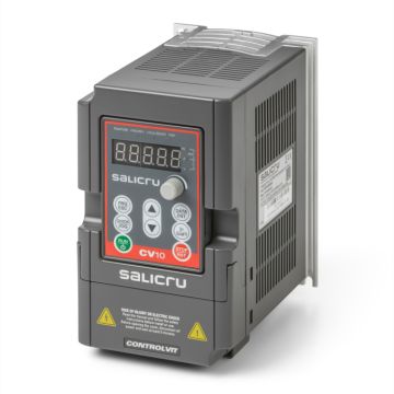 Variador de frecuencia de 0,75 kW con alimentación monofásica