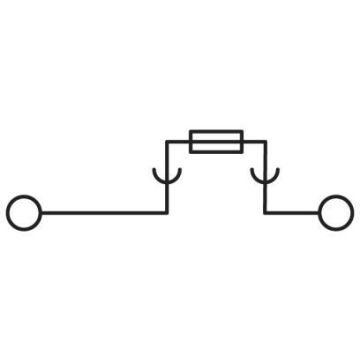 Borne de carril para fusible