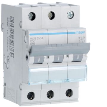 Interruptor automático 3P 50A curva-C 6kA