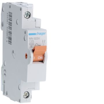 Interruptor automático MN 1P+N 25A curva-C