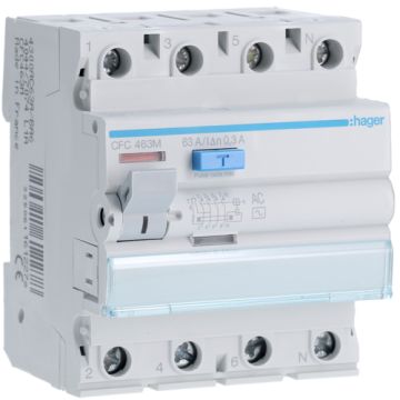 Diferencial 4P 63A 300mA tipo-AC