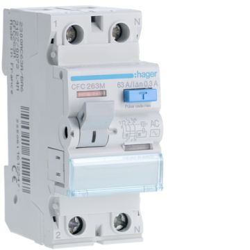 Diferencial 2P 63A 300mA tipo-AC