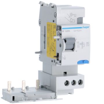 Bloque diferencial tipo-AC 300mA 3P 25A