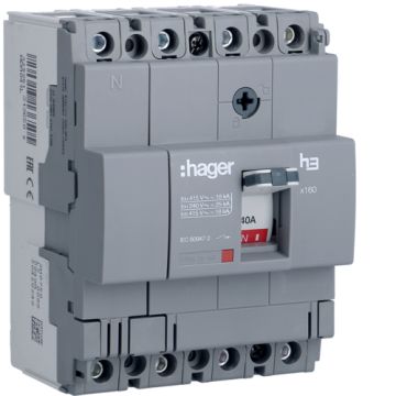Interruptor automático X160 4P4D 18kA 40A TM fijo