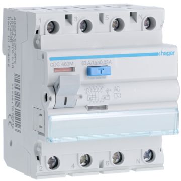 Diferencial 4P 63A 30mA tipo-AC