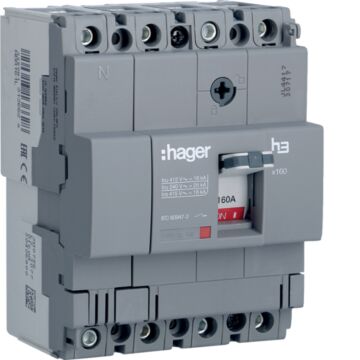 Interruptor automático X160 4P4D 18kA 160A TM fijo