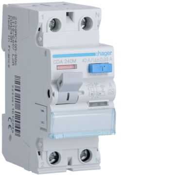 Diferencial 2P 40A 30mA tipo-A