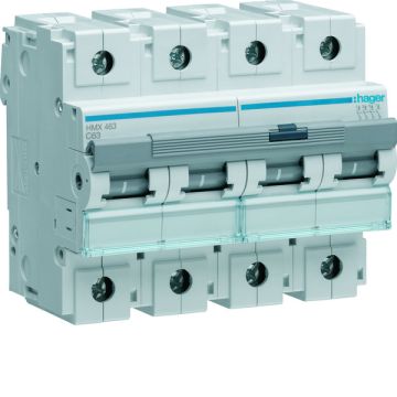 Automático magnetotérmico HM curva-C 50kA 4P 63A