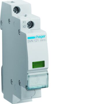 Piloto 230V 0,9W verde