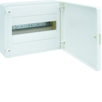 Caja de superficie golf VF con 1 fila 12 módulos opaca blanca